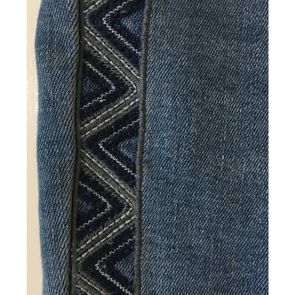 Knox Rose Size 12 Skinny Jeans With Tuxedo Stripes - Picture 2 of 7